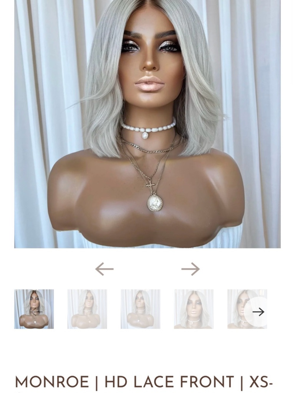 Freedom couture Monroe HD Lace Front Wig xs/s
